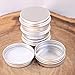 1oz screw Top Round Tin Containers for Crafts Cosmetics Candles Geocaching (12)