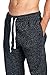 PROGO USA Men's Joggers Sweatpants Basic Fleece Marled Jogger Pant Elastic Waist (X-Small, Marled Black)