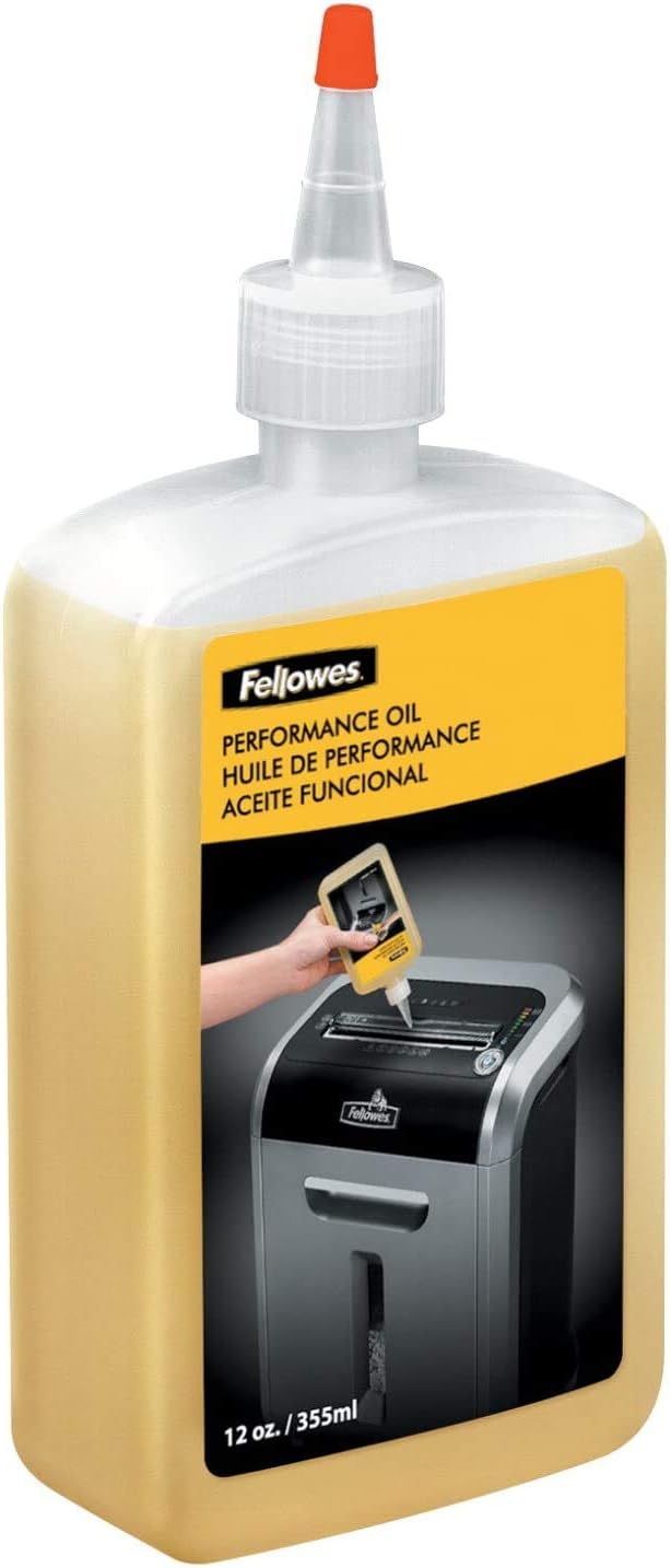 Fellowes 35250 Powershred Performance Oil, 12 oz. Bottle w/Extension Nozzle : Paper Cutting And Measuring Equipment : Electronics