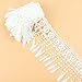 Yontree Floral Venise Lace Applique Bridal Wedding Applique White 3 yards