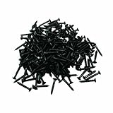 Musiclily Humbucker Pickup Frame Ring Mounting Screws for Fender Strart Tele Les Paul SG Guitar Bass Replacement, Black (Pack of 40)