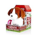 Woodyotime Voice Sensor Interactive Walking and Yapping Puppy Dog Electronic Animal Toys With Remote Control Leash