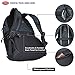 Laptop Backpack w/ USB Charger Port ~ Fits 17 Inch Laptop and Tablet ~ Plentiful Storage with Anti Theft Pocket (Black)