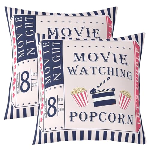 Feelyou -inch Movie Theater Decor Square Cushion