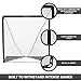Rukket Rip It Portable Lacrosse Goal | Pop Up Lax Net for Backyard Shooting | Collapsible, Foldable, Travel Goals (6x6)