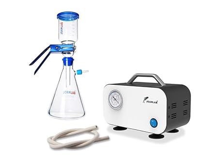 Joanlab Laboratory Vacuum Filtration Distillation Apparatus Set Vacuum Filtration Pump And 500ml Filter Flask Set Vacuum Filtration Distillation Apparatus Amazon Com Industrial Scientific