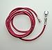 Weberdisplays 6' Ft Long Braided Airbrush Hose with 1/8 inch to 1/8 inch BSP fittings and One 1/8