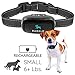 Barklo Small Dog Bark Collar - Rechargeable And Weatherproof Vibration Bark Collar for Small And Medium Dogs 3+kgs 13 cm - 48 cm (Black)