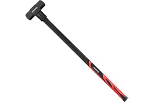 INTERTOOL 6 lbs Sledgehammer, Demolition, Stake Driving, Reinforced Steel, 36” Shock Absorbing NonSlip Handle HT-0243