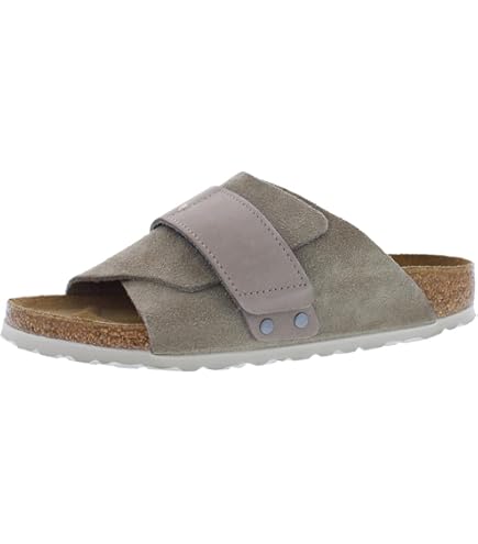 Amazon.com: Birkenstock Women's Kyoto Suede Sandals, Gray Taupe