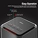 Portable Ceramic Heater, Oittm Electric Oscillating Heater Mini Space Heater Personal Heater Fan 450W/950W, Safe Tip-Over and Overheat Protection, for Office and Home Indoor Use