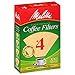 Melitta #4 Super Premium Cone Coffee Filters, Natural Brown, 100 Count (Pack of 6) primary