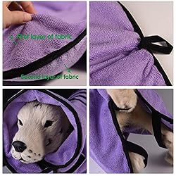 Dozca Dogs Bathrobe Super Absorbent Microfibre Dog