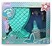 Handstand Kitchen Under The Sea 7-Piece Mermaid Tail Shaped Real Cake Baking Set with Recipies