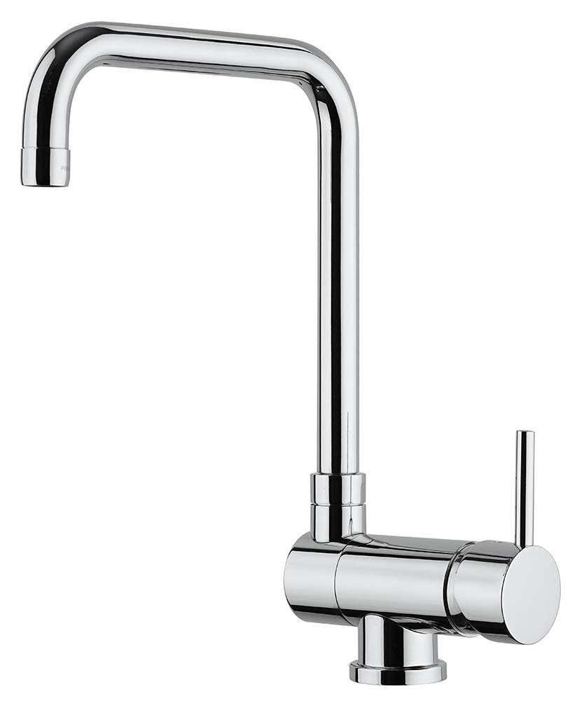 First f-2451p/01fam Single-Handle Kitchen Sink sottofinestra Angle Rod Folding Tube, Chrome