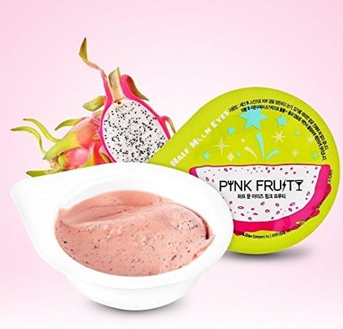 Half Moon Eyes Pink Fruity Wash off Pack (10ml, 0.3oz), Korean Cosmetics