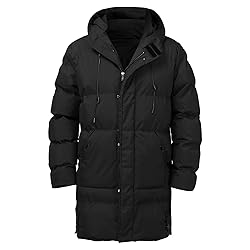 Tiljvks Heavy Winter Coats for Men Big And Tall