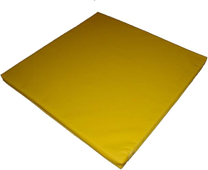 Yellow Gym mat Crash mat Exercise mat (3ftx3ftx2inch) British made Amazon.co.uk Sports