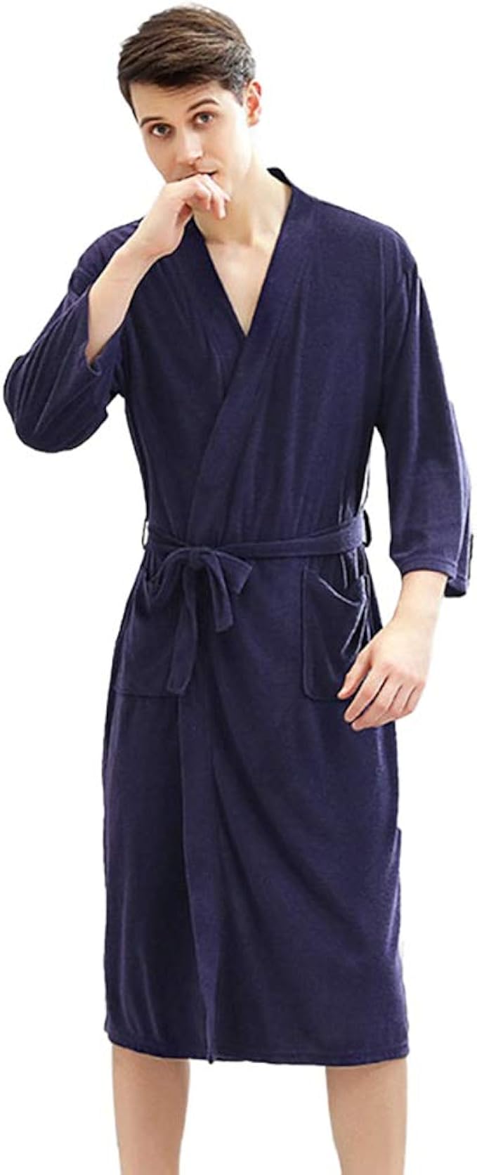 mens lightweight housecoat