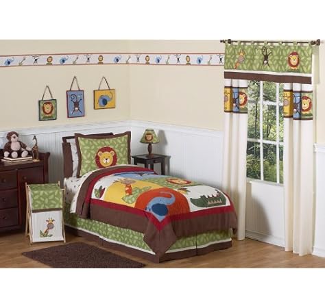 boys jungle bedding