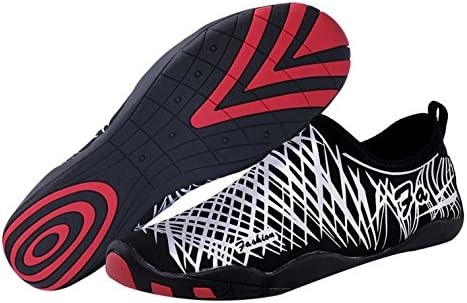 SAMI STUDIO Men and Women Water Shoes Suitable for Driving,Swimming,Boating,Yoga,Beach,Surf etc.Lightweight Durable Role Aqua Shoes White S010404