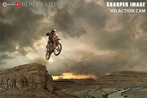 image for Sharper Image SVC430 12 Megapixel 1080P HD Sports Action Camera with 1