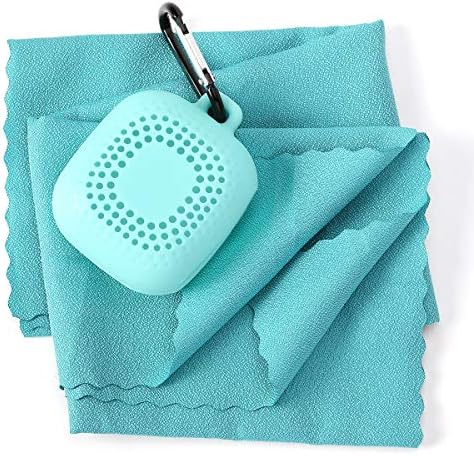 Valourgo Fast Drying Sports Towel, Soft Lightweight Microfiber Towel with Gift Bag&Carabiner Perfect for Travel, Gym,Backpacking, Camping, Beach, Swimming