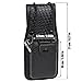 ROCOTACTICAL Basketweave Universal Radio Pouch, Molded Universal Radio Case Two Way Radio Holder for Motorola MT500, MT1000, MTS2000 and Similar