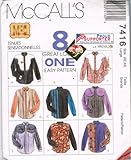 McCalls 7416 Western Shirts