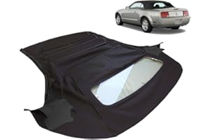 AUTOBERRY Ford Mustang (2005-2014) Complete Factory Style Convertible Top, Heated Glass Window in Black Cloth