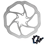 Gymforward HemeraPhit Mountain Bike 160mm Rotor/180mm Rotor Bicycle Disc Brake Rotors with Bolts