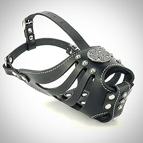Bestia Maximus Leder Maulkorb. Einzigartiges Desing und Qualität
