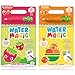 Scentco Water Magic - Scented Reusable Water Reveal Activity Books (Strawberry and Orange) - No Mess, All Fun