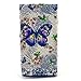 Orbic Slim Case,Universal Wallet Clutch Bag Carrying Flip Leather Smartphone Case with Card Slots for Orbic Slim 5.0 Inch-Butterfly Flowers Style