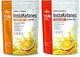 InstaKetones 11.7g GoBHB Per Scoop (2 Pack) (Orange Burst) (1 Caffeine 1 Non-Caffeine) (60 Servings) Exogenous Ketones