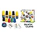 Quick Cups Games for Kids, LUXJET Classic Speed Stacking Cup Game for Kids Flying Stack Cup Parent-Child Interactive Game with 24 Picture Cards, 30 Cups (6 Sets of 5 Colors Each), Bell & Instruction