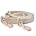 KUYOUGOU Heavy Duty Dog Collar and Leash (6.6′), Stylish Design with Rose Gold Set, 3 Adjustable Lengths, for Medium to Large Dogs (Beige)thumb 4