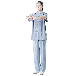 ZooBoo Unisex Short Sleeve Taichi Uniform Summer