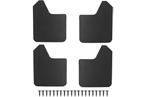Aramox Car Mud Flaps, 4pcs MF12 BAS BLK Universal Fit Splash Guards Mudguard Cover for Forester