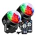 [2018 Latest Models-6 light bulbs] Nequare Party Lights Disco Ball Strobe Light Disco Lights 20 Colors Sound Activated Stage Light with Remote Control for Festival Bar Club Party Wedding Show Home …