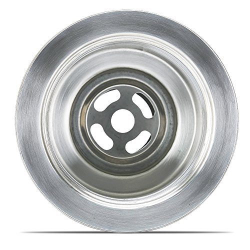 3½ Inch Kitchen Sink Drain Assembly With DEEP Strainer Basket - 304 Stainless Steel Strainer and Drain Kit (Deep Basket)