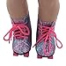 Wensltd Clearance! Glitter Doll Shoes Straps Boots For 18 Inch Our Generation American Girl Doll