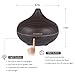 InnoGear 500ml Aromatherapy Essential Oil Diffuser Wood Grain Aroma Diffusers Cool Mist Humidifier with Timer Adjustable Mist 7 Color Changing Night Lights Waterless Auto Shut-off for Home Office Yogathumb 4