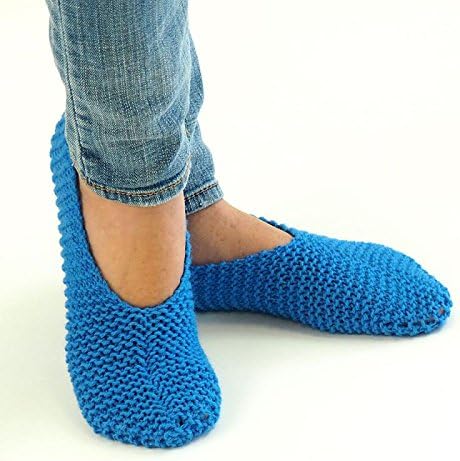 Ballet Slippers - Learn To Knit Kit With Video Course, For Absolute Beginners (Forest Green)