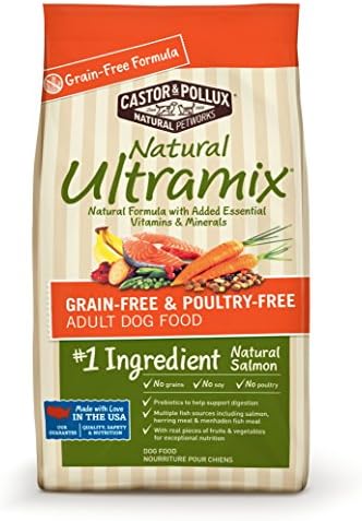 Natural Ultramix Grain Free, Poutry Free Salmon Recipe Dry Dog Food, 25-Pound