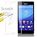 Cadorabo Tempered Glass Works with Sony Xperia M4 / M4 Aqua in HIGH Transparency - Screen Protection 3D Touch Compatible with 9H Hardness - Bulletproof Display Saver