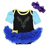 Baby Princess Black Royal Blue Bodysuit Tutu