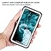 SPIDERCASE iPhone X/iPhone Xs Waterproof Case, Dustproof Snowproof Shockproof IP68 Certified Waterproof iPhone X/iPhone Xs Case with Built-in Screen Protector for iPhone X/iPhone Xs