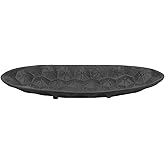 Tom’s Croc Tray – Handmade Oval Metal Decorative Tray with Crocodile Texture – Vintage Aluminum Tray for entryway, Coffee Tab
