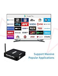 Android 9.0 TV Box, MECOOL KM8 Google Certificated Smart TV Box with Voice Remote, 2GB RAM 16GB ROM, Support 2.4G WiFi 4K Full HD BT 4.2, Not Compatible Netflix HD&Prime Video